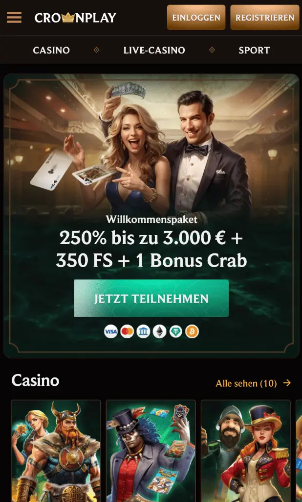 Crownplay-homepage